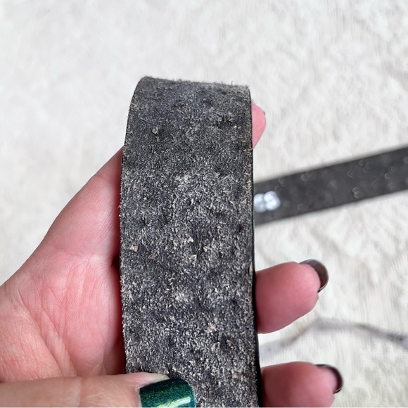 Vintage Y2k Express studded boho leather belt - Picture 10 of 10